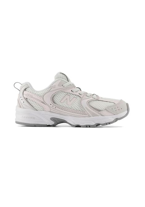 Scarpe New Balance 530 Bungee Lace Grigio Rosa Bambini NEW BALANCE | Sneakers | P530-4AU
